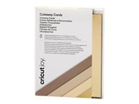 Bild von CRICUT Joy cut-away card neutrals A2 10 pieces(P)