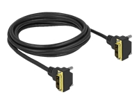 Bild von DELOCK DVI Kabel 18+1 Stecker gewinkelt zu 18+1 Stecker gewinkelt 2m