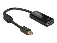 Bild von DELOCK Adapterkabel mini DisplayPort 1.2 Stecker > HDMI Buchse schwarz 4K Passiv