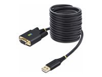 Bild von STARTECH.COM 3m USB Null Modem Kabel COM Retention FTDI USB-A zu RS232 Nullmodemkabel Wechselbare DB9 Schrauben/Muttern
