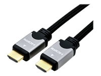 Bild von ROLINE HDMI HS Kabel und Et ST/ST silber-sz 1,5m