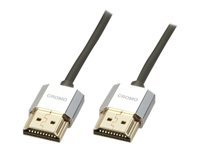 Bild von LINDY CROMO Slim High-Speed-HDMI-Kabel mit Ethernet, Typ A/A, 0,5m