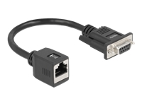 Bild von DELOCK Seriell RS-232/422/485 Adapter DB9 Buchse zu RJ45 Buchse