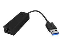 Bild von ICY BOX USB zu Gigabit Ethernet Adapter  IB-AC501a Adapter USB 3.0 zu Gigabit Ethernet LAN IEEE 802.3 802.3u und 802.3ab schwarz