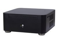 Bild von INTER-TECH ITX A80S black ITX mit 60W PSU 2x Oeffnungen fuer WLAN-Antenne 3x Oeffnungen Com-Port 2x USB