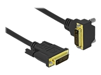Bild von DELOCK DVI Kabel 24+1 Stecker zu 24+1 Stecker gewinkelt 2m