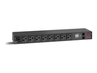 APC Switched Rack PDU AP7901B Rack AC 120V input NEMA L5-20 output connectors 8 NEMA 5-20 1U 3.65m cord Black