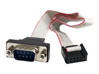 Bild von STARTECH.COM 10 Pin Motherboard Pinheader auf serielles DB9 Kabel - Interner Pinheader auf RS232 Adapter - 40cm