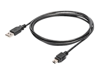 Bild von ASSMANN USB 2.0 Anschlusskabel Typ A - Mini B 5-polig St/St 1,8m 10er Set sw