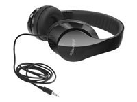 Bild von FANTEC SHP-250 AJ-WT Kopfhoerer/Headset schwarz/schwarz 40mm Lautsprecher 3,5mm Klinke 30-16.000HZ Emp. 106dB Kabellaenge 1,2m