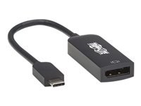 Bild von EATON TRIPPLITE USB-C to DisplayPort Active Adapter Cable with Equalizer M/F UHD 8K HDR DP 1.4 Black 6Zoll 15,2cm