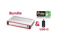 Bild von Bundle ZYXEL USG FLEX 50H Firewall + REINER SCT USB-C Fido Stick