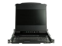 Bild von STARTECH.COM 43,18cm 17Zoll HD Rackmontage KVM Konsole - DVI und VGA - Kabel enthalten