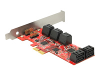 Bild von DELOCK PCI Express Karte > 10 x intern SATA 6 Gb/s – Low Profile Form Faktor