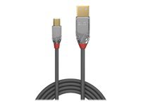 Bild von LINDY 2m USB 2.0 Typ A an Mini-B Kabel Cromo Line 480 Mbit/s