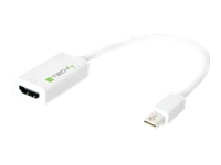 Bild von TECHLY Adapter Mini DisplayPort 1.2 Stecker auf HDMI Buchse weiss