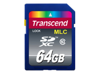 Bild von TRANSCEND 64GB SDXC Class10 CARD (MLC)Industrie