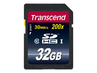 Bild von TRANSCEND Premium 32GB SDHC UHS-I Card Class10 30MB/s