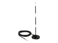 Bild von DELOCK GSM Antenna SMA plug 7 dBi fixed omnidirectional with magnetic base and connection cable (RG-58, 3 m) outdoor black