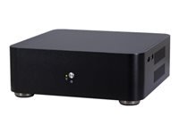 Bild von INTER-TECH ITX A60 black ITX mit 60W PSU 2x Oeffnungen fuer WLAN-Antenne 2x USB 3.0