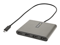 Bild von STARTECH.COM USB-C auf 4x HDMI Adapter - Externe Video- und Grafikkarte - 1080p 60Hz - Windows