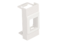 Bild von DELOCK Easy 45 Modul Keystone Halterung 22,5x45mm weiss