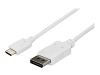 Bild von STARTECH.COM 1,8m USB C auf DisplayPort Kabel - USB C Kabel - 4K 60hz - Weiss - USB C zu DisplayPort - USB Typ C auf DP Kabel