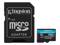 Bild von KINGSTON 256GB microSDXC Canvas Go Plus 170R A2 U3 V30 Card + ADP