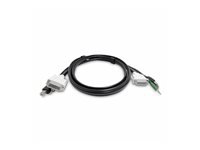 Bild von STARTECH.COM 1,8m DVI KVM Kabel USB 2.0 3,5mm Audio universell kompatibles Kombikabel fur KVM Switch TAA