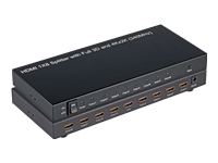 Bild von EFB 8 Port HDMI Splitter unterstuetzt 4Kx2K und HDCP Ermoeglicht die Aufteilung einer HDMI Signalquelle an 4 Endgeraete