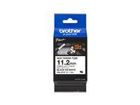 BROTHER Heat Shrink Tube Black on White 11.2mm