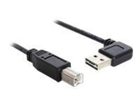 Bild von DELOCK Kabel EASY-USB 2.0 Typ-A Stecker gewinkelt links / rechts > USB 2.0 Typ-B Stecker 0,5 m