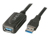 Bild von LINDY USB 3.0 Aktiv-Verlaengerung 5m unterstuetzt USB SuperSpeed-Transferraten bis max. 5Gbitps