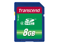 Bild von TRANSCEND 8GB SDHC Karte Class 4