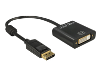 Bild von DELOCK Adapterkabel DisplayPort 1.2 Stecker > DVI 24+5 Buchse schwarz 4K Passiv