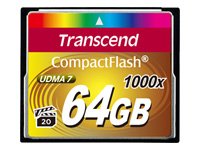 Bild von TRANSCEND Ultimate CompactFlash 64GB Card R160MB/s VGP 20 MLC