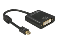 Bild von DELOCK Adapterkabel mini DisplayPort 1.2 Stecker > DVI 24+5 Buchse schwarz 4K Passiv