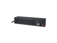 APC Metered Rack PDU AP7802B Rack AC 100/120V input NEMA L5-30 output connectors 16 NEMA 5-20 2U 3.65m cord