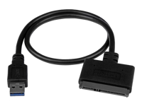 Bild von STARTECH.COM USB 3.1 auf 2,5 Zoll (6,4cm) SATA III Adapter Kabel mit UASP - USB 3.1 zu SATA SSD/HDD Konverter / Adapterkabel