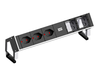 BACHMANN DESK 2 Facility System, 3xCH, 2xCustom Module, with GST18, Keystone, White
