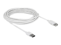 Bild von DELOCK Verlängerungskabel EASY-USB 2.0 Typ-A Stecker > USB 2.0 Typ-A Buchse weiss 5 m