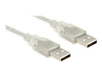 Bild von DELOCK Kabel USB 2.0 Typ-A Stecker > USB 2.0 Typ-A Stecker 1 m transparent