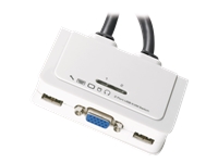 Bild von EFB 2Port Mini Kabel KVM Switch VGA USB AUDIO VIDEO Aufloesung bis zu 2048X1536 DDC2 60Hz