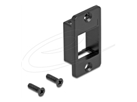 Bild von DELOCK Keystone Halterung fur Gehäuse konisch schwarz