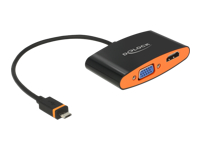 Bild von DELOCK Adapterkabel Slimport / MyDP St > VGA + HDMI Bu + Micro USB Bu