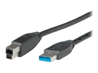 Bild von ROLINE USB3.0 Kabel  A-B  ST ST 0.8m