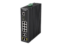 Bild von D-LINK DIS-200G-12PS 12-Port L2 Industrie Smart Managed Switch 8x 10/100/1000Base-T PoE+ 2x 10/100/1000Base-T 2x SFP Port