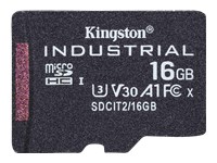 Bild von KINGSTON 16GB microSDHC Industrial C10 A1 pSLC Card Single Pack w/o Adapter