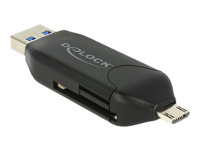 Bild von DELOCK Micro USB OTG Card Reader + USB 3.0 A Stecker