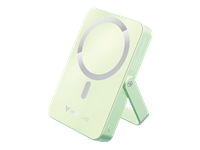 VERBATIM CHARGE N GO POWER BANK WITH STAND MAGNETIC WIRELESS 10000MAH - GREEN WCF (P)